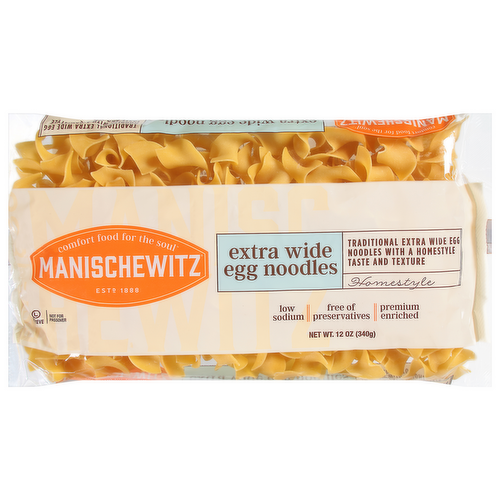 Manischewitz Kosher Extra Wide Egg Noodles