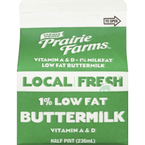 Prairie Farms 1% Low Fat Buttermilk