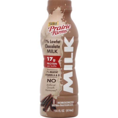 Prairie Farms 1% Lowfat Chocolate Milk Single