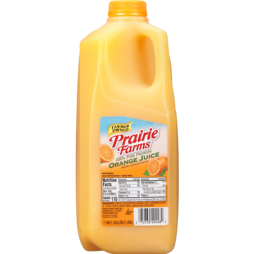 Prairie Farms 100% Pure Premium Orange Juice