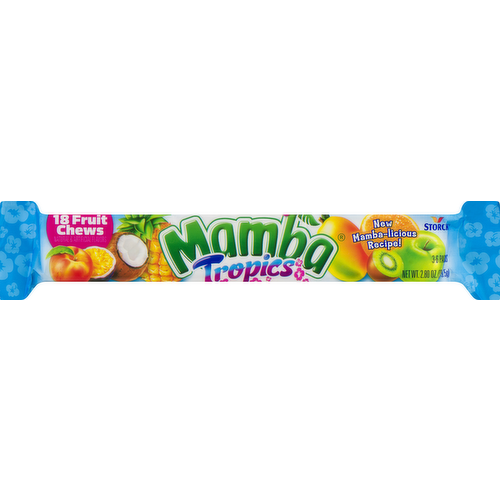 Mamba Summer Tropics Assorted Fruit Chews Candy