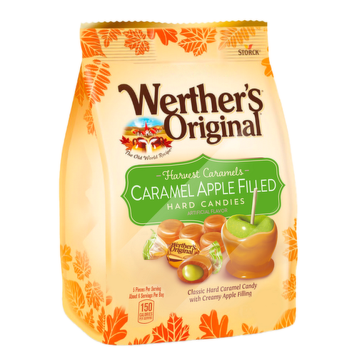 Werther's Original Fall Halloween Caramel Apple Filled Hard Candies