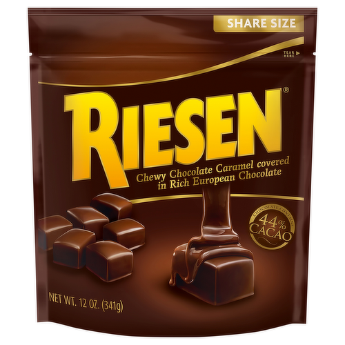 Riesen Chewy Chocolate Caramels Share Size
