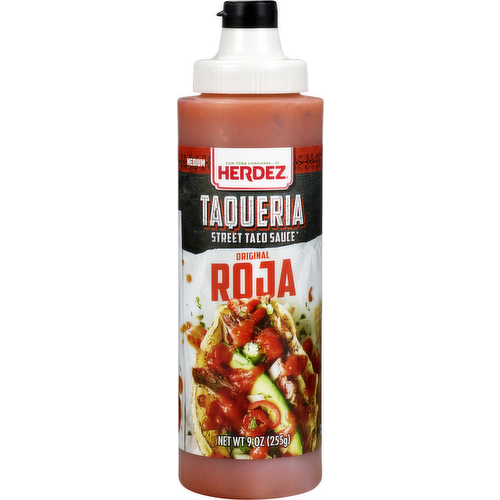 Herdez Medium Original Roja Taqueria Street Taco Sauce