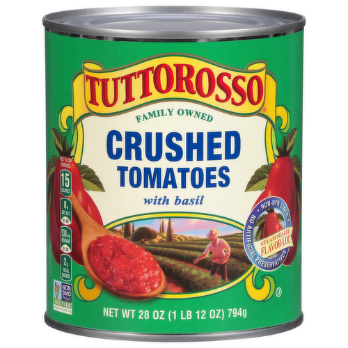 Tuttorosso Crushed Tomatoes with Basil