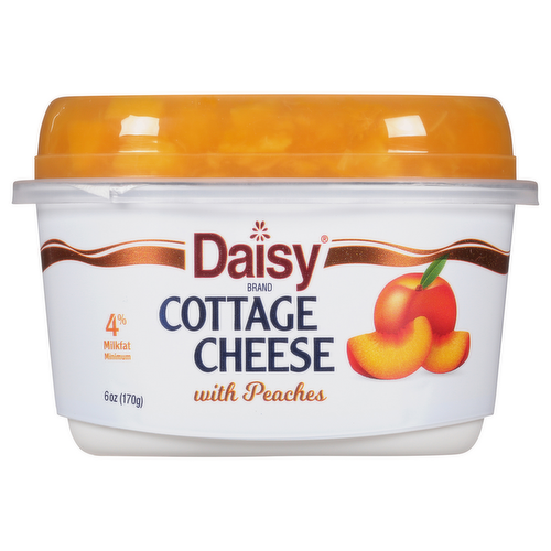 Daisy 4% Cottage Cheese with Peaches