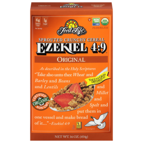 Food For Life Ezekiel 4:9 Almond Sprouted Grain Cereal