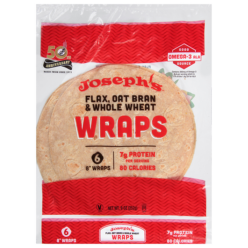 Joseph's Oat Bran & Whole Wheat Flour Tortillas