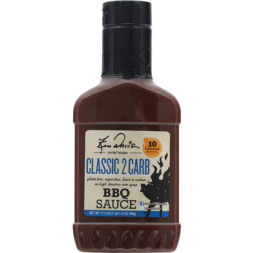 Ken Davis Classic 2 Carb Barbecue Sauce