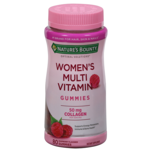 Nature's Bounty Women's Multivitamin Gummies Raspberry Flavor