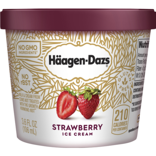 Haagen-Dazs Strawberry Ice Cream Cup