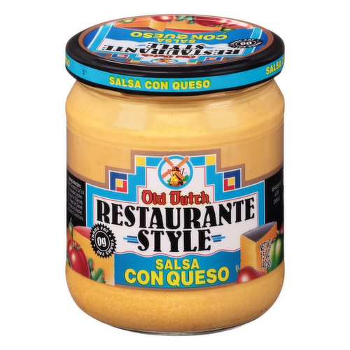 Old Dutch Restaurante Style Salsa Con Queso Dip