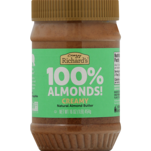 Crazy Richard's Creamy Natural Almond Butter