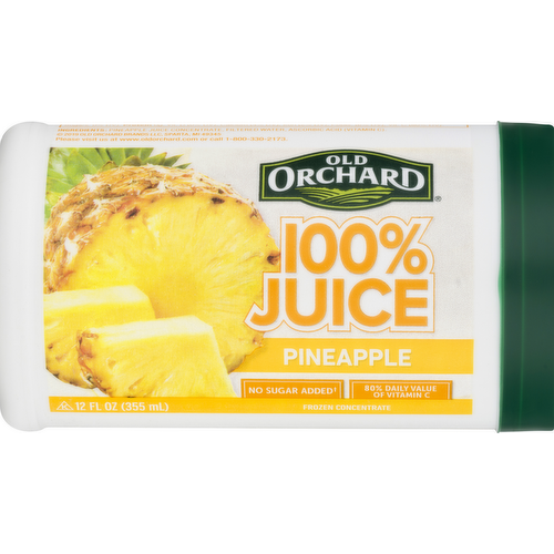 Old Orchard 100% Pineapple Juice Frozen Concentrate