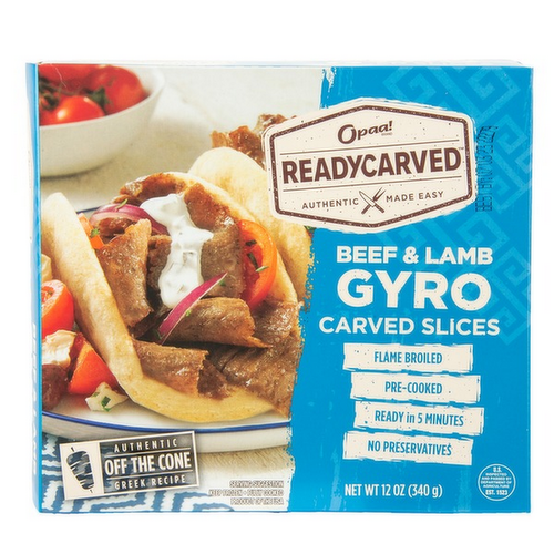 Opaa! Ready Carved Beef & Lamb Gyro Carved Slices