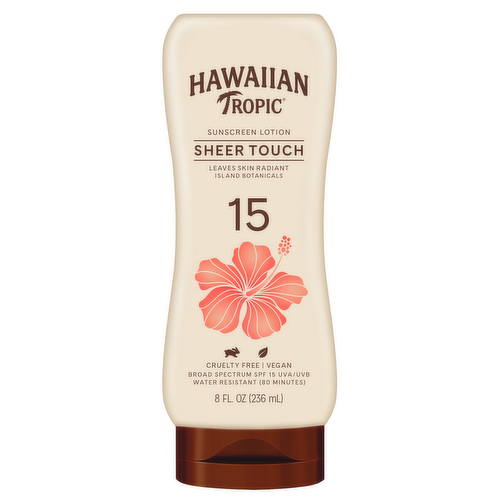 Hawaiian Tropic Sheer Touch SPF 15 Sunscreen Lotion