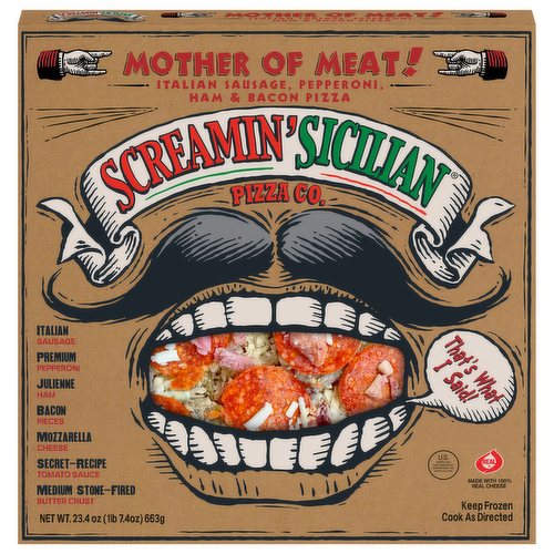 Screamin' Sicilian Mother of Meat! Pizza