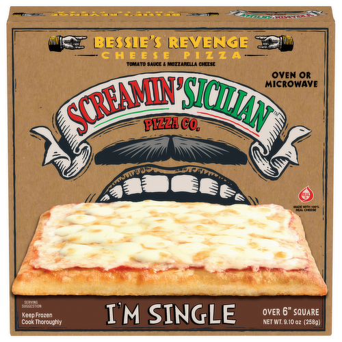 Screamin' Sicilian Bessie's Revenge Cheese Pizza Single