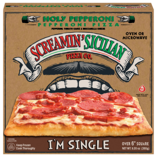 Screamin' Sicilian Holy Pepperoni Pizza Single