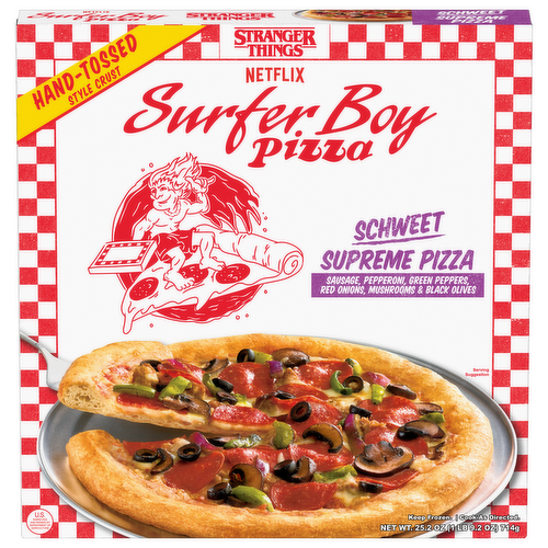 Surfer Boy Pizza Supreme Pizza