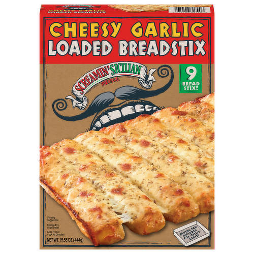 Screamin' Sicilian Cheesy Garlic Loaded Breadstix