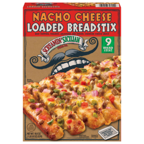 Screamin' Sicilian Nacho Cheese Loaded Breadstix