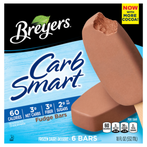 Breyers CarbSmart Fudge Frozen Dairy Dessert Bars