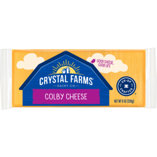 Crystal Farms Colby Cheese Brick