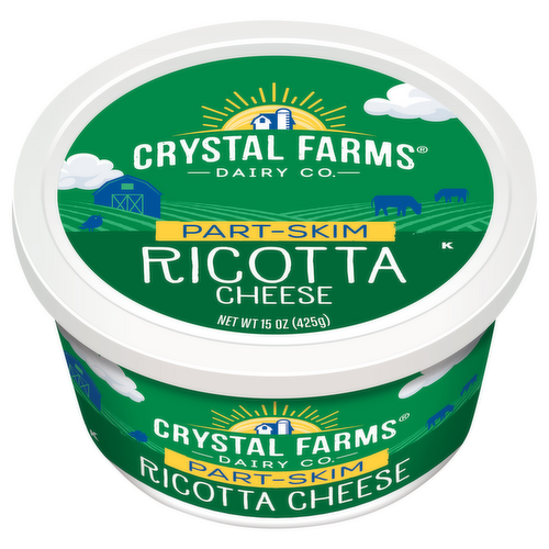 Crystal Farms Part-Skim Ricotta Cheese