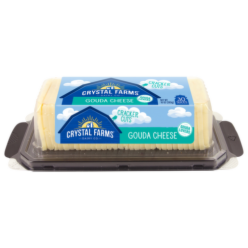 Crystal Farms Gouda Cheese Cracker Cuts