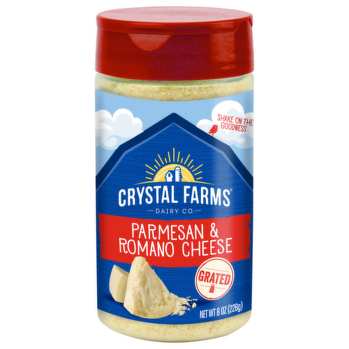 Crystal Farms Grated Parmesan & Romano Cheese Shaker