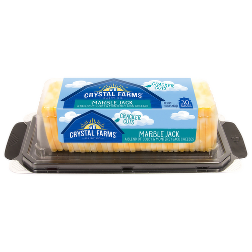 Crystal Farms Marble Jack Cheese Cracker Cuts