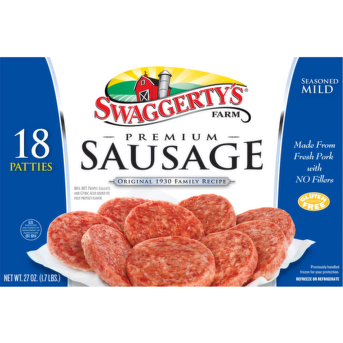 Swaggerty's Farm Premium Mild Breakfast Sausage Patties