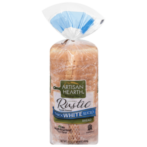 Artisan Hearth Rustic Thick Sliced White Bread