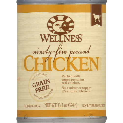 Wellness Grain Free 95% Chicken Wet Dog Food