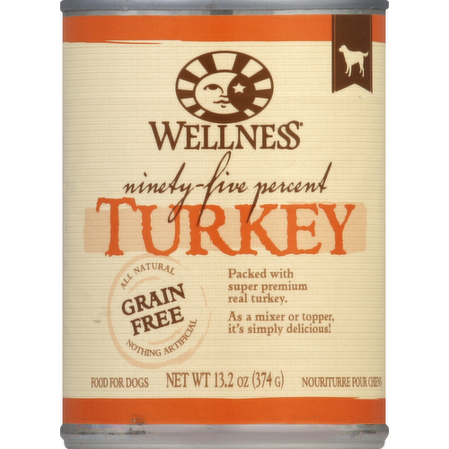 Wellness 95% Turkey Grain Free Wet Dog Food