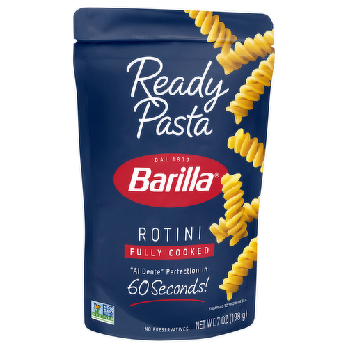 Barilla Ready Pasta Fully Cooked Rotini