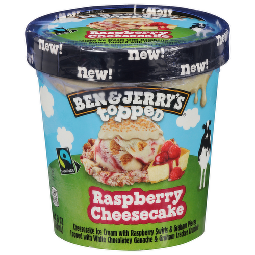 Ben & Jerry's Topped Raspberry Cheesecake Ice Cream - Lunds Ben & Jerry's Topped Raspberry Cheesecake Ice Cream - Lunds