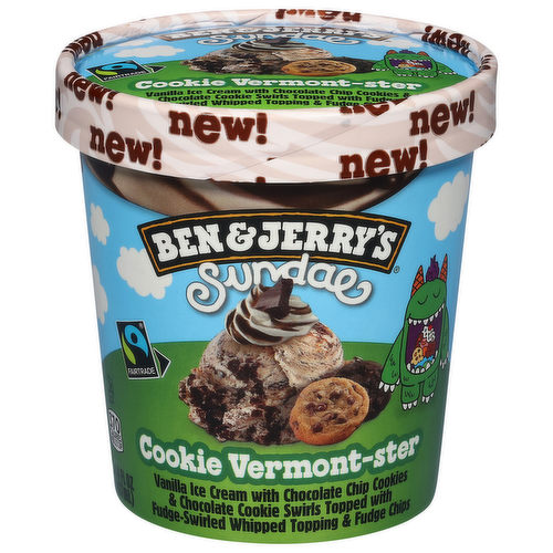 Ben & Jerry's Sundae Cookie Vermont-ster Ice Cream