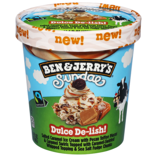 Ben & Jerry's Sundae Dulce De-lish! Ice Cream
