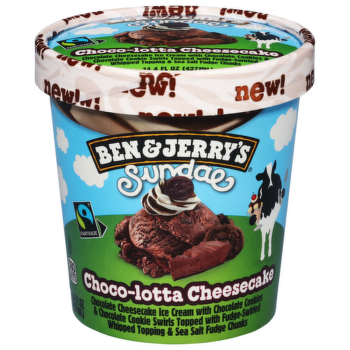 Ben & jerry's Sundae Choco-lotta Cheesecake Ice Cream