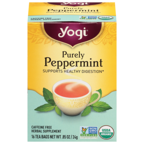 Yogi Organic Purely Peppermint Tea