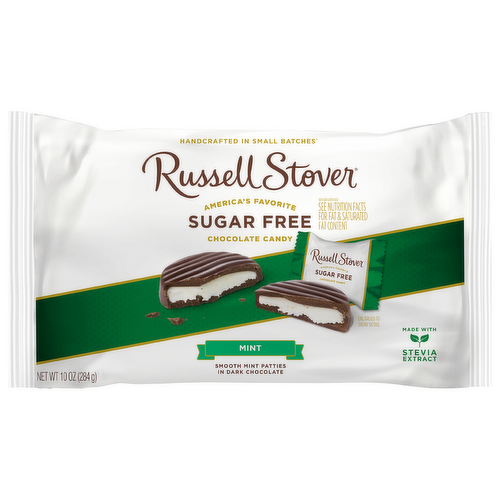 Russell Stover Sugar Free Dark Chocolate Mint Patties