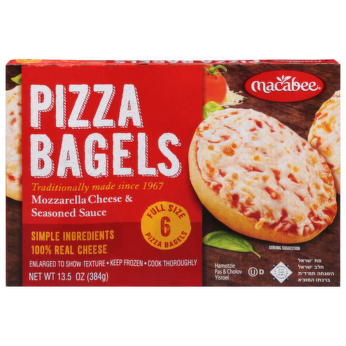Macabee Kosher Pizza Bagels