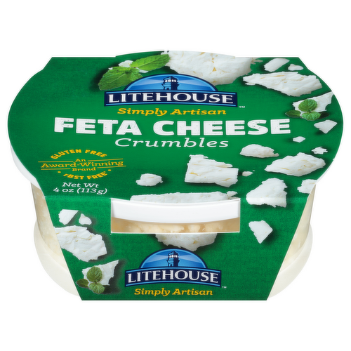 Litehouse Simply Artisan Feta Cheese Crumbles