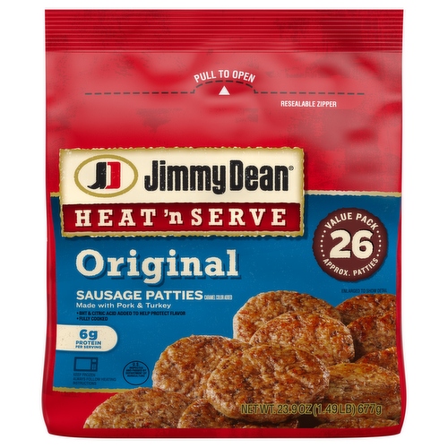 Jimmy Dean Heat 'n Serve Original Sausage Patties