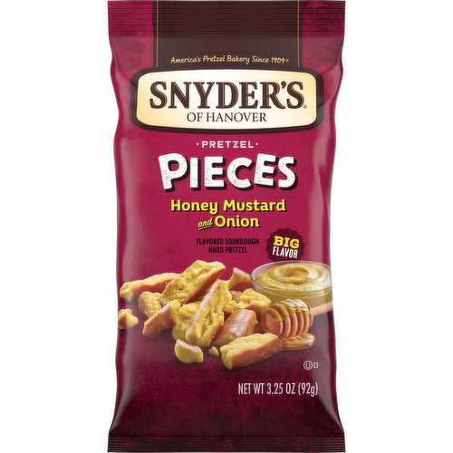 Snyder's of Hanover Honey Mustard and Onion Pretzel Pieces