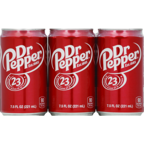 Dr Pepper Soda Mini Cans