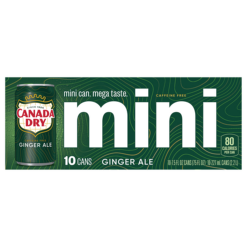 Canada Dry Ginger Ale Mini Cans