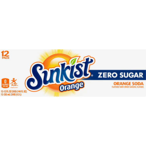 Sunkist Diet Orange Soda